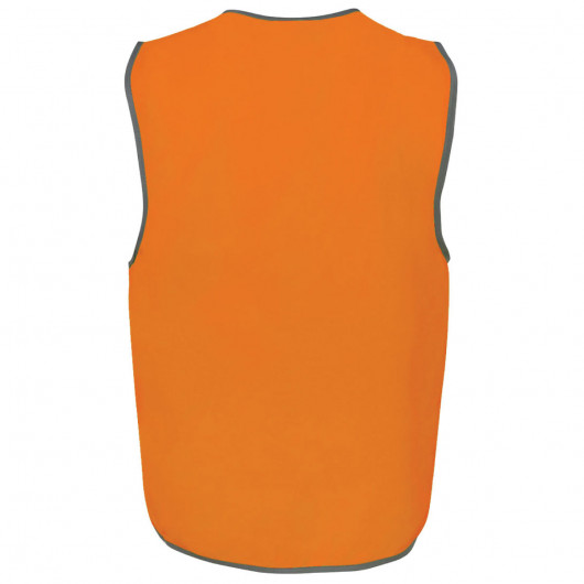 Hi Vis Safety Vests Orange Back